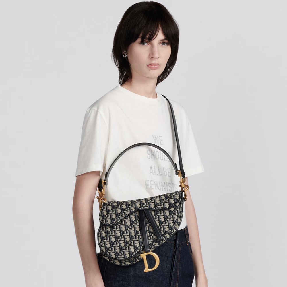 DIOR MONOGRAM SADDLE BAG - Picture 2 of 8